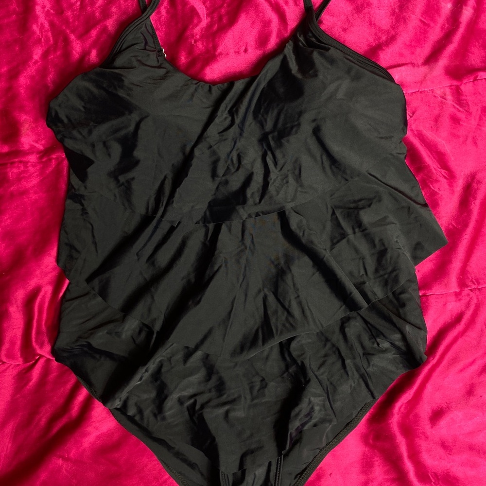 One piece flare swimsuit